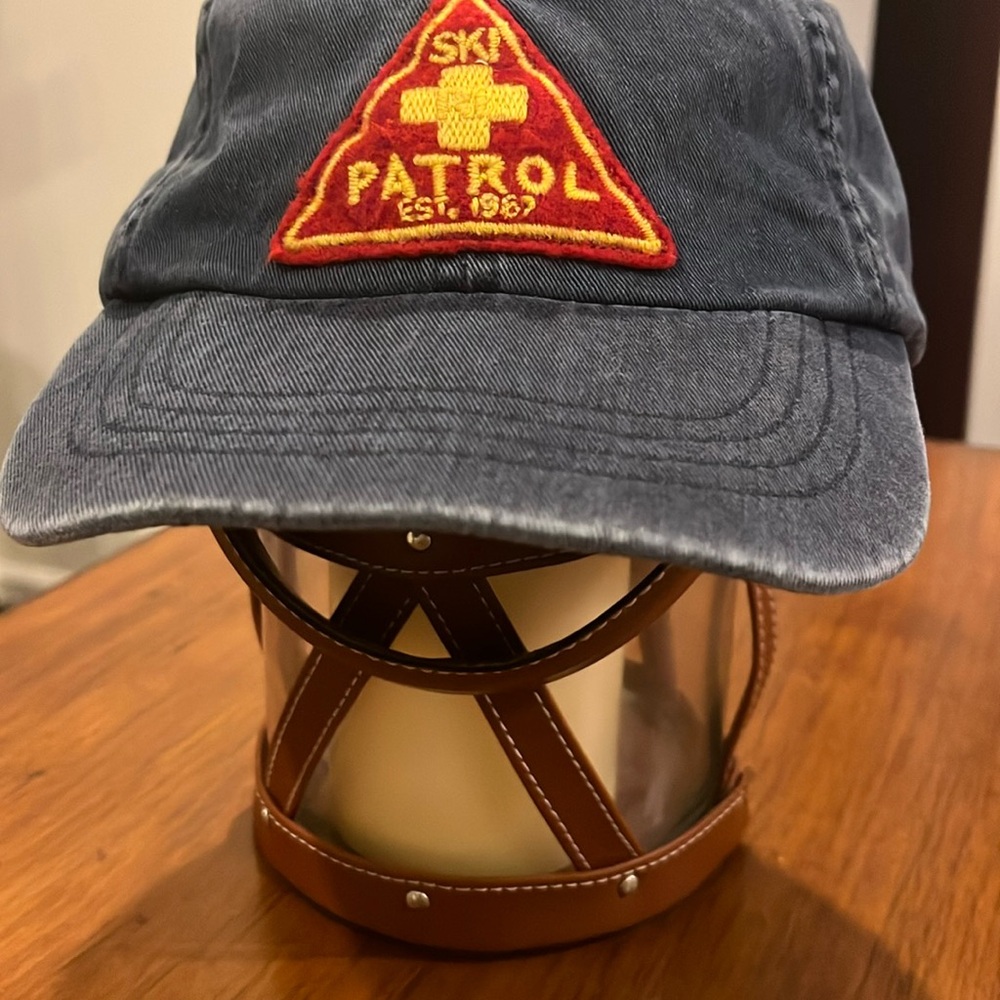 Polo Ralph Lauren Ski Patrol Club Hat Cap One Size Vintage blue Strap Back - Picture 4 of 16